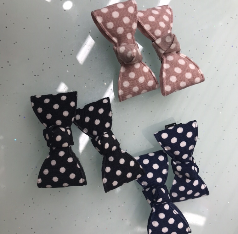 Korean version of fashion children's cloth art headwear little girl bow