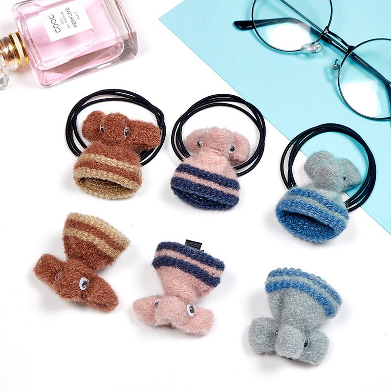 Children's hair accessories set Headdress Korean version baby birthday gift box full package hair clip cloth edge clip girls factory direct sale thumbnail
