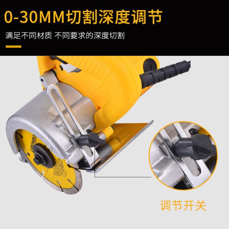 家用瓷砖石材切割机 水电开槽机电动工具日立款110云石机细节图