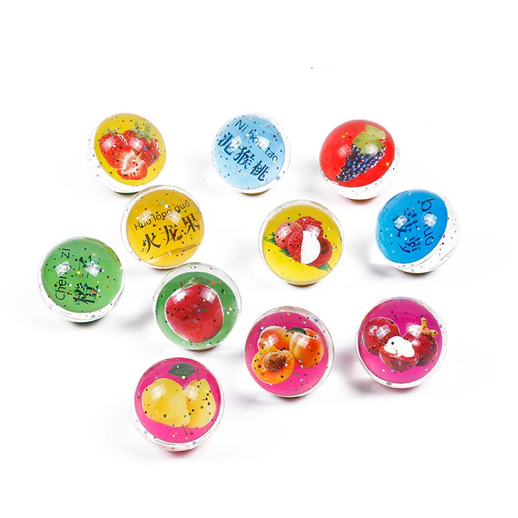 Manufacturers direct bounce ball rubber ball jump ball fruit paper card ball thumbnail