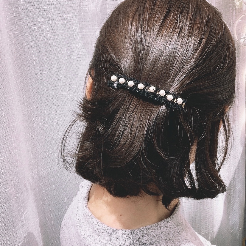 Small fragrance wind clip pearl style thumbnail