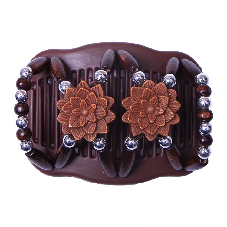 FLY05 Korean version Versatile Hair Comb accessory, steel wire hair coil, beaded magic Hair Comb, style comb wholesale Item Picture