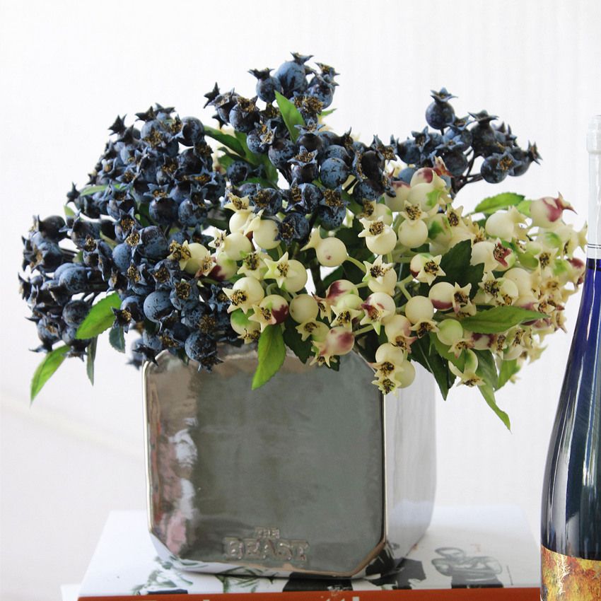 Artificial fruit berries, Christmas fruit, small pomegranate decorative floral accessories, wholesale of artificial flowers, leaves with glue, JWG1254A, small pomegranate berries details Picture