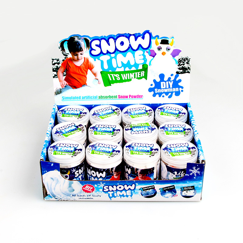 Factory direct selling round cup snow powder children's toys thumbnail