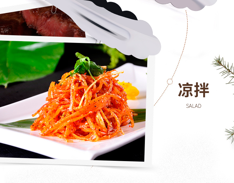 艾美诺不锈头食品夹详情图5