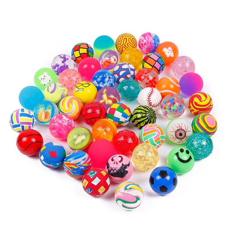 Manufacturers direct elastic ball rubber ball bouncing ball mixed ball 45MM thumbnail