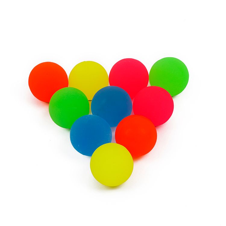厂家直销单磨球弹力球橡胶球跳跳球浮水球地摊玩具