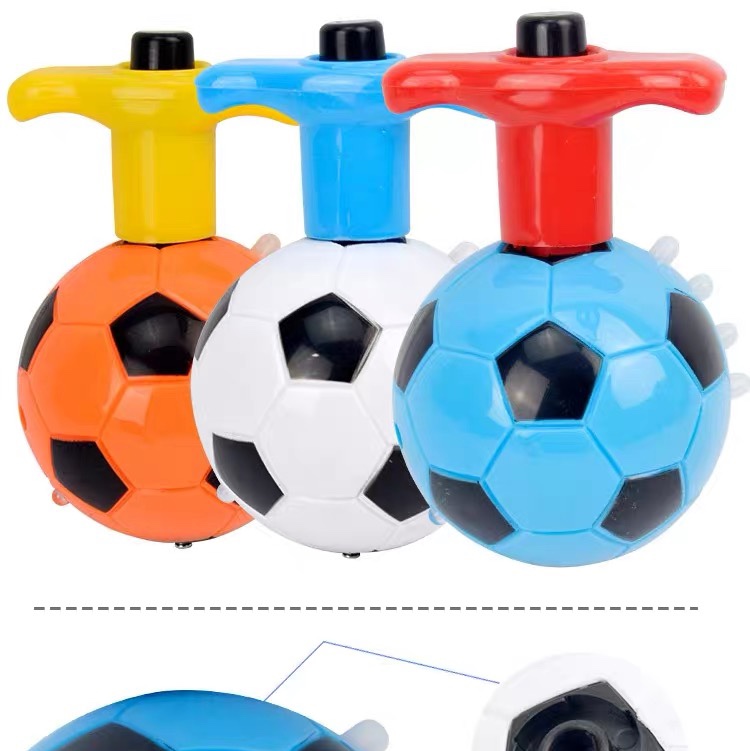 New music lighting gyroscope football gyroscope creative Booth Square 2020 Night market lighting Gift kindergarten children small toys wholesale thumbnail