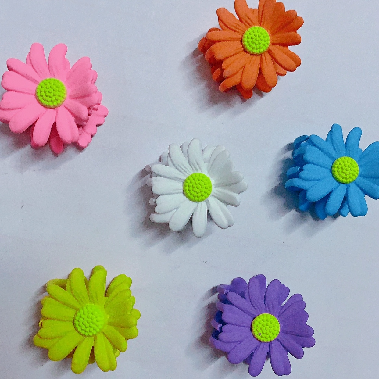 Eco-friendly rubber paint, 6 colors per package 3 cm size