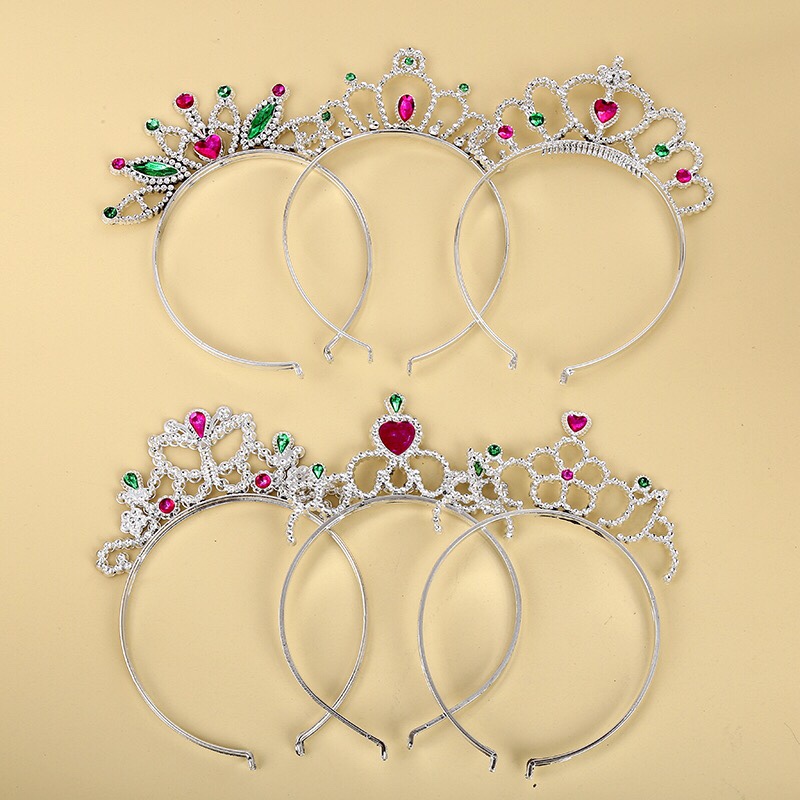 Headband little princess headwear mixed style mixed hair ordinary crown Korean-style crown princess headwear