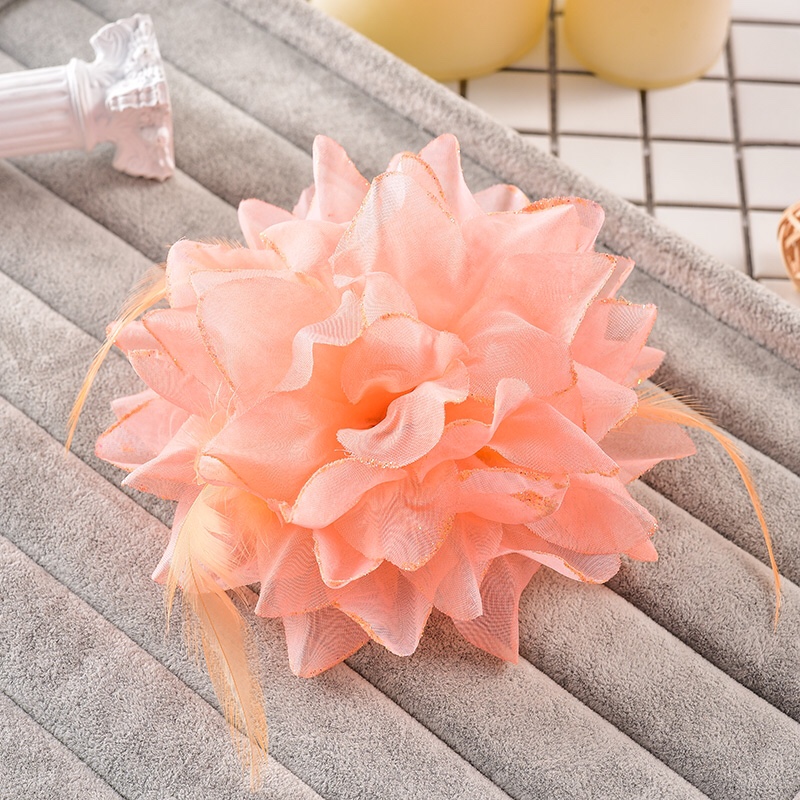 New children dance headgear hand flower Kindergarten Square dance headgear chest flower headgear props thumbnail