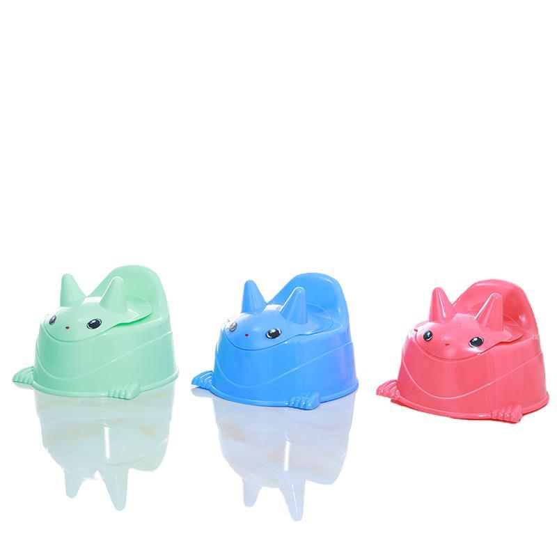 In-stock children's toilet, plastic portable covered simple baby toilet, cartoon children's toilet 8072 Item Picture