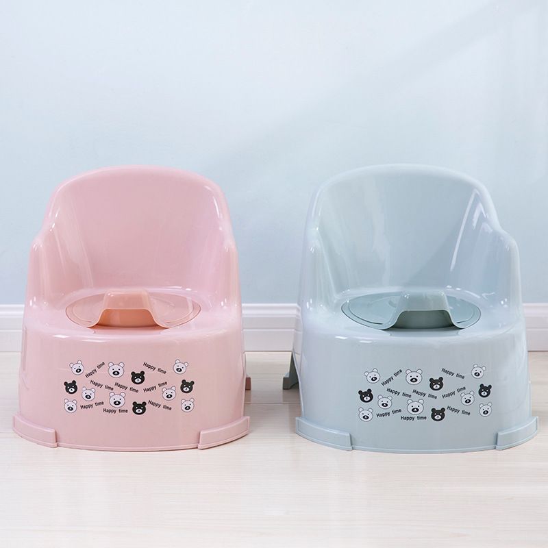 Ready-made baby toilet, splash-proof, easy-to-clean, high-backrest, covered plastic toilet bowl, multi-color children's toilet 9825 Specification drawing