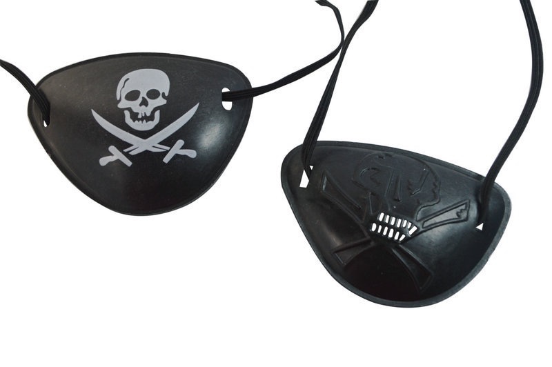 Halloween props Pirate Series, Pirate Captain props, Pirate character eye masks, wholesale of Caribbean Pirates eye masks Item Picture