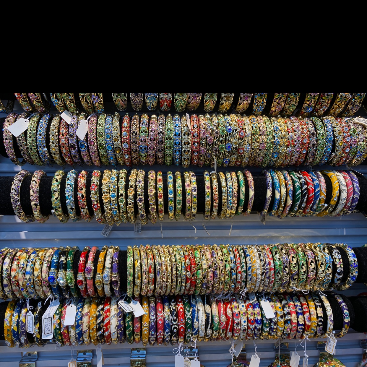 Cloisonne enamel drop oil rich bracelet thumbnail