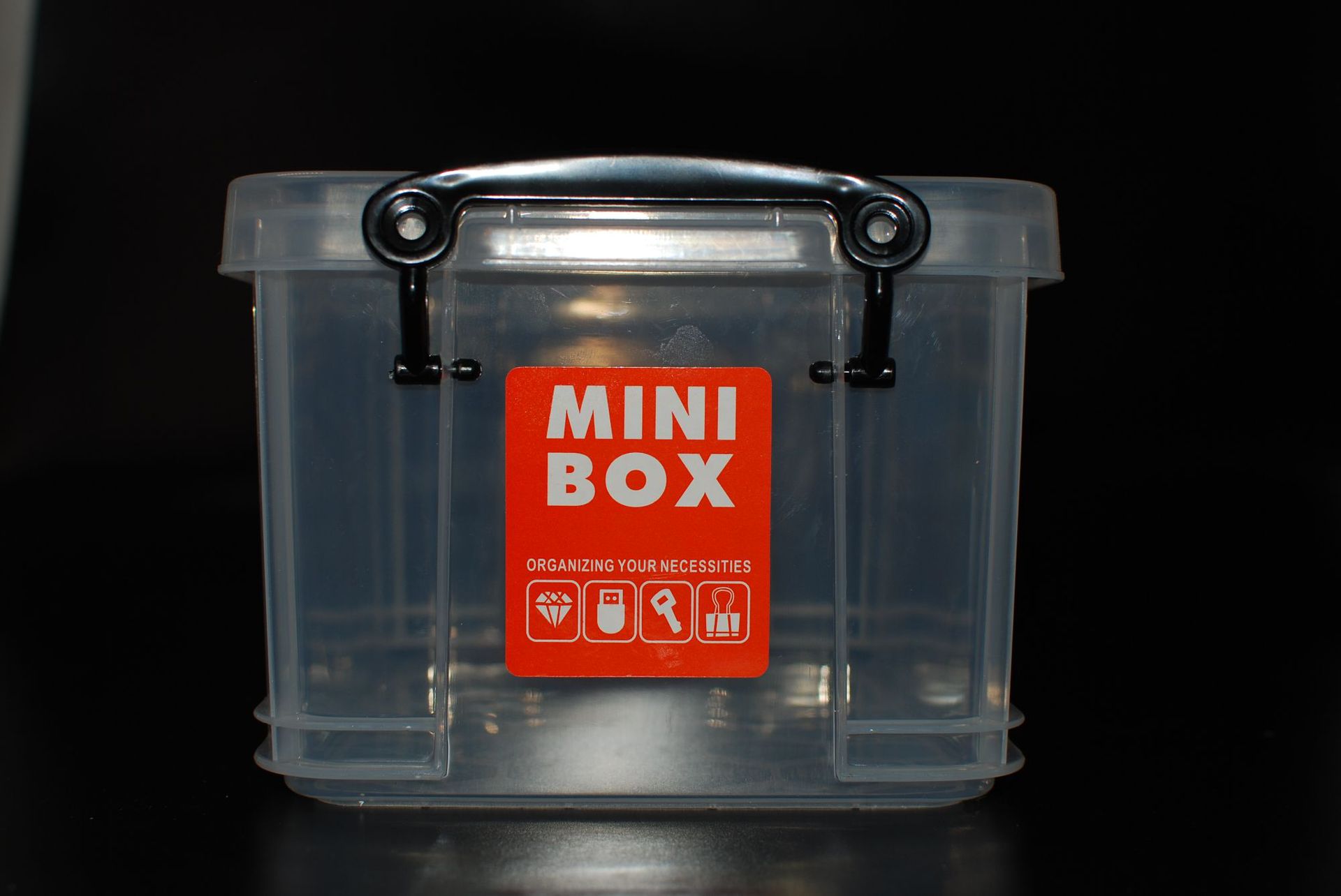 In-stock transparent storage box, plastic organizing box, storage wonder, tools, accessories, underwear, small size, thickened 7011 full figure