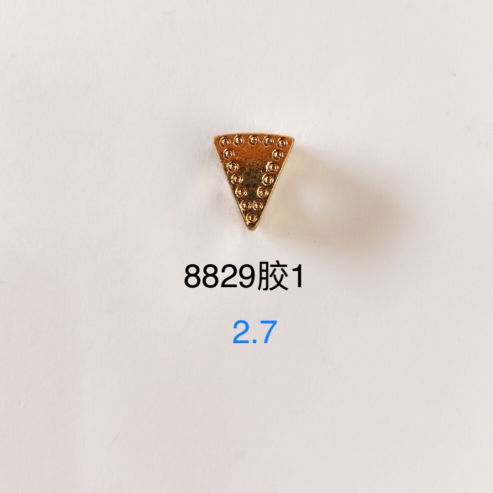 Zinc alloy accessories, large-hole bead necklaces, bracelets, pendants, DIY accessories, 8829 Xiaohua jewelry accessories