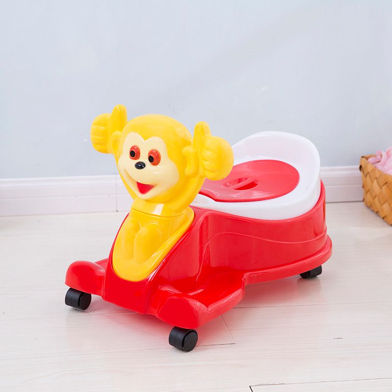 In-stock children's toilet, cartoon plastic baby toilet bowl, portable for boys and girls, 8067 Specification drawing
