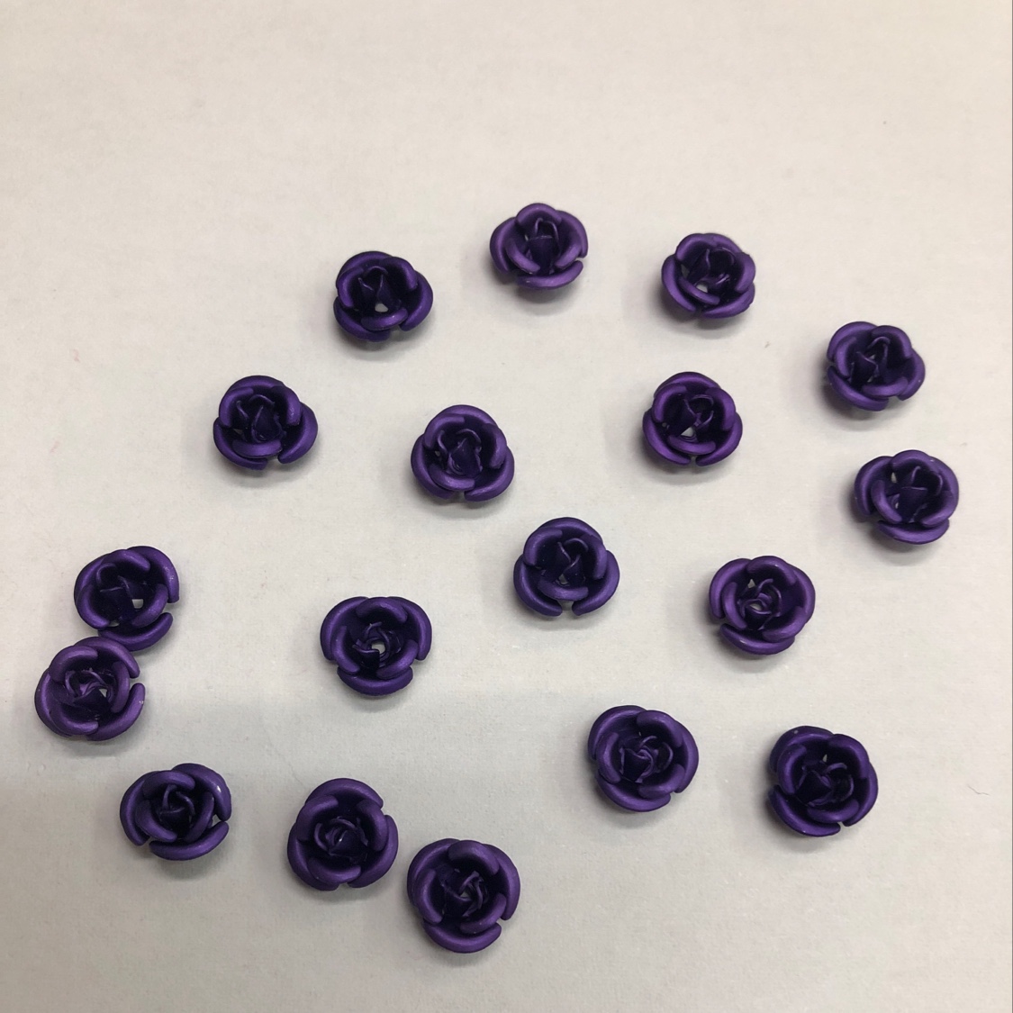 Yiwu Choucheng Ziying Jewelry Accessories Store Korean Rose 8mm three-petal 21# color