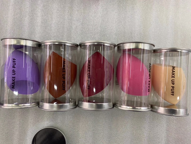Set of foam beauty eggs details Picture