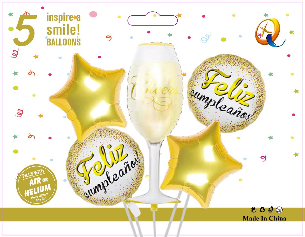 酒杯套装气球派对装饰充气玩具馨馨气球01图