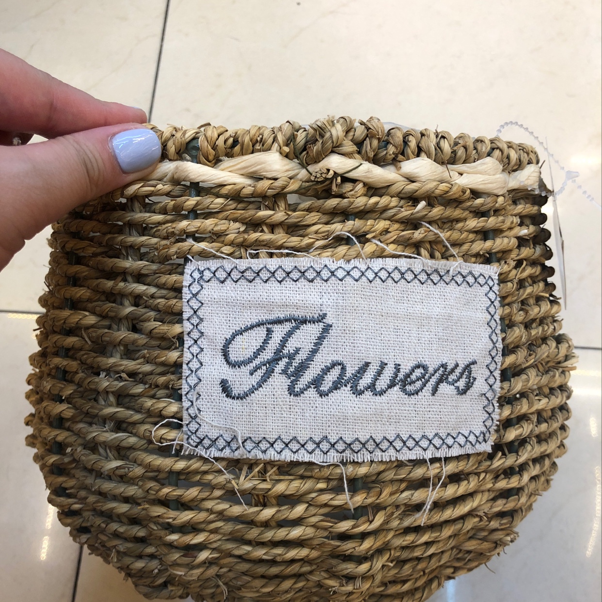 Qingling Craft handmade straw weaving garden flower arrangement ornaments and home decoration ornaments details Picture