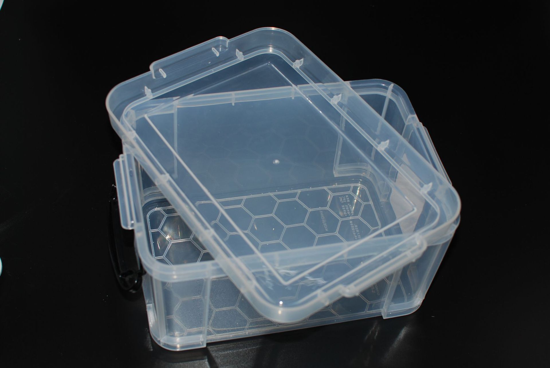 In-stock transparent storage box, plastic organizing box, storage wonder, tools, accessories, underwear, small size, thickened 7011 Item Picture