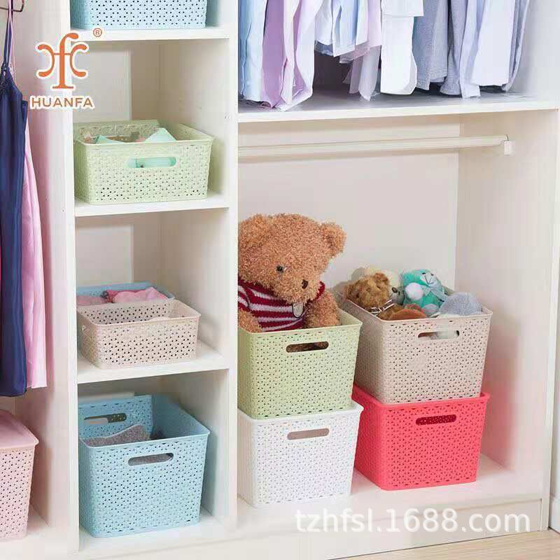 3571 Small covered storage basket and organizing basket Specification drawing