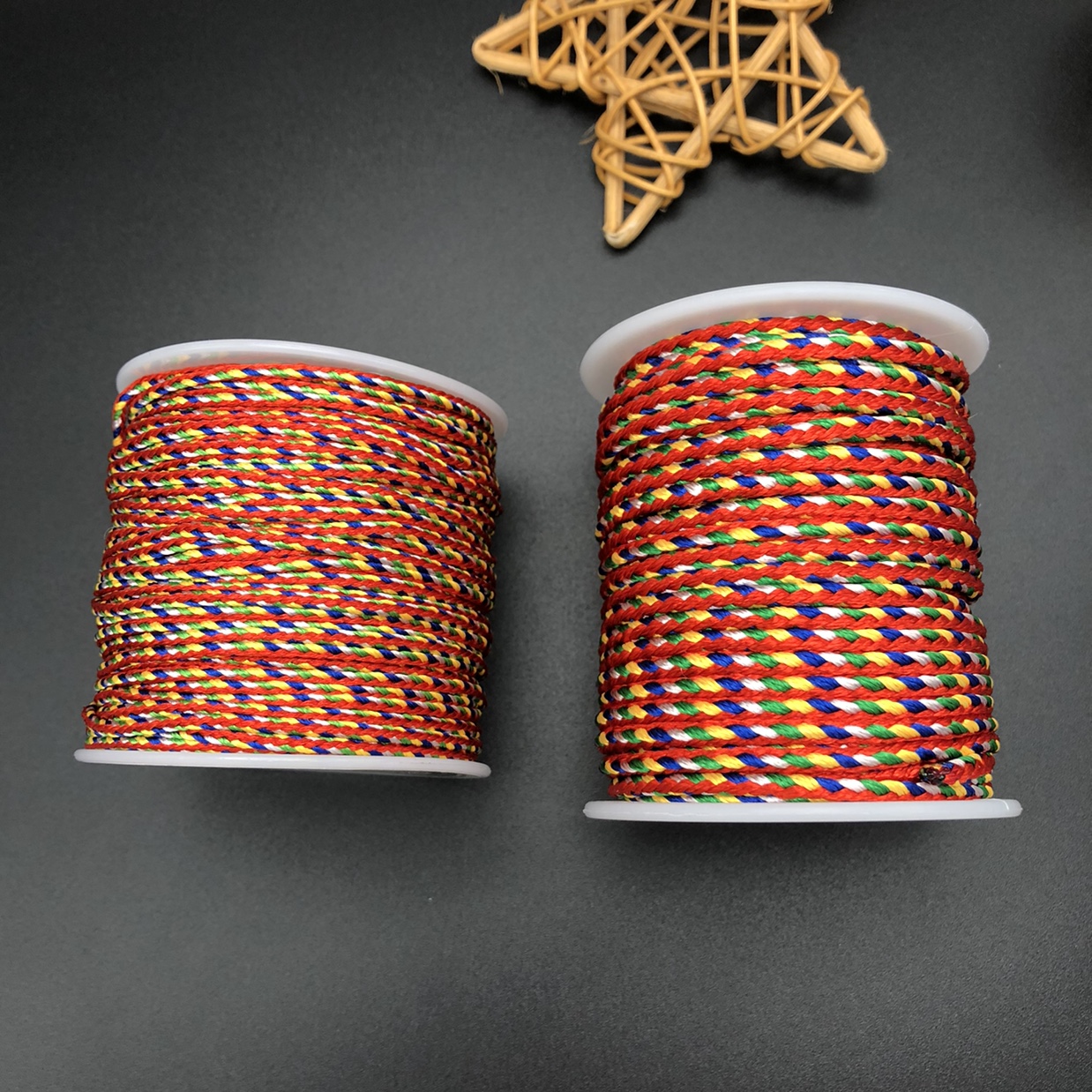 3.0MM multicolored rope Dragon Boat Festival egg loop rope bracelet necklace woven thread