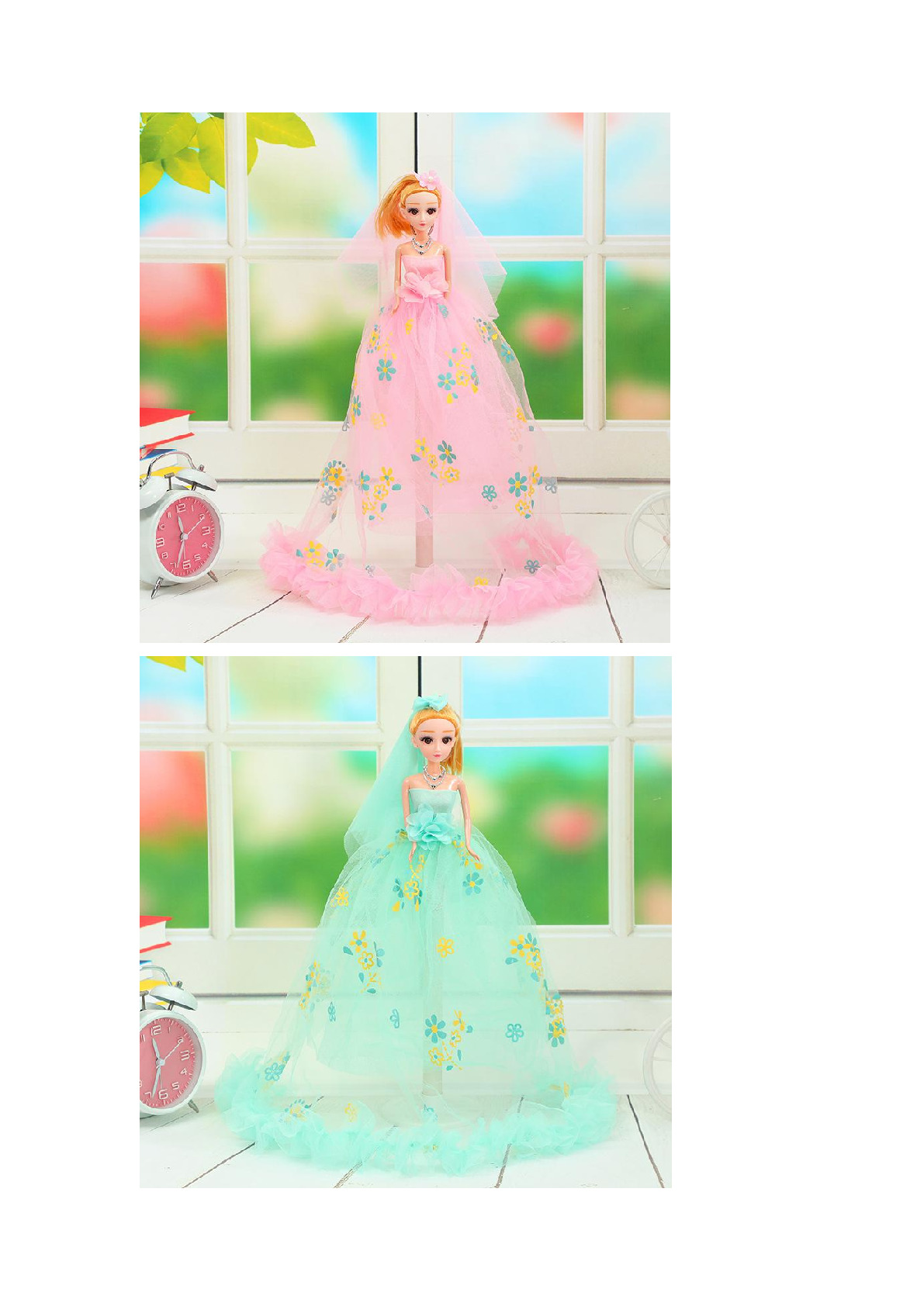 Factory direct sales of 11-inch 48cm Barbie doll creative decorative items, children's toys, princess dolls, gift wholesale, keychains and pendants detail image 3