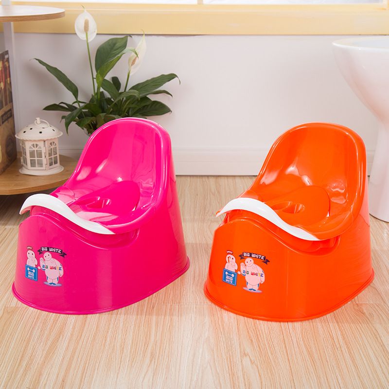 Direct sales and in-stock children's toilet, portable toddler toilet, plastic cartoon baby toilet bowl 8073 Item Picture
