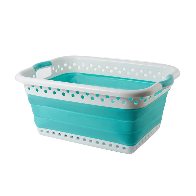 Direct sales of foldable dirty clothes baskets, plastic laundry baskets, bathroom car storage toys, creative home furnishings Item Picture