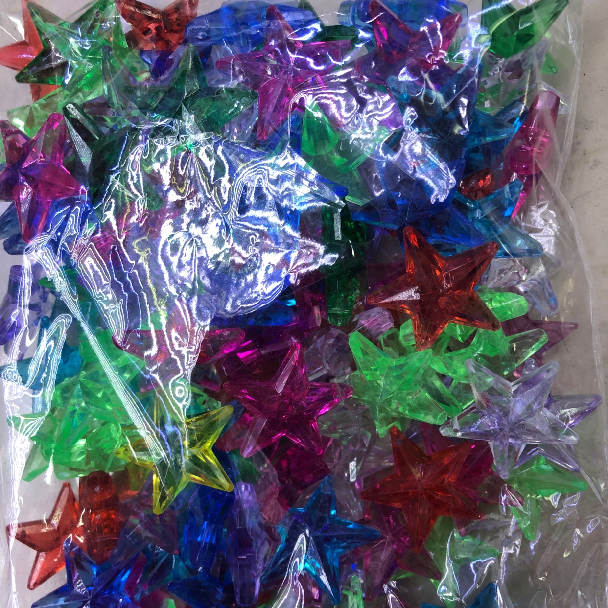 Colorful five-pointed stars thumbnail