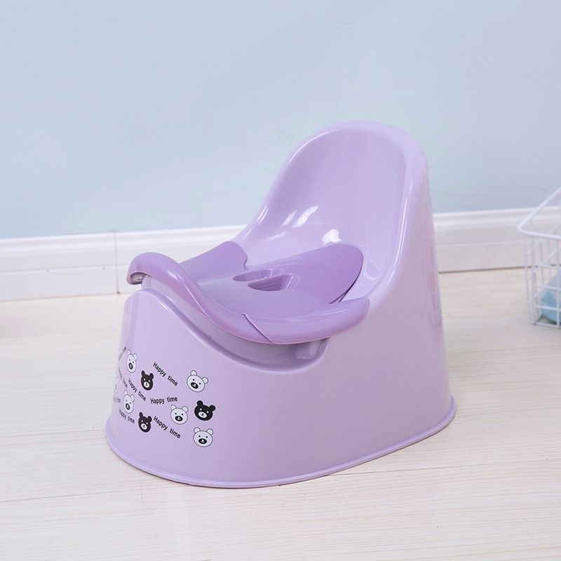 In stock: Children's toilet, baby sitting bowl, thickened plastic, easy to clean, children's toilet bowl with lid, children's toilet bowl 9873 details Picture