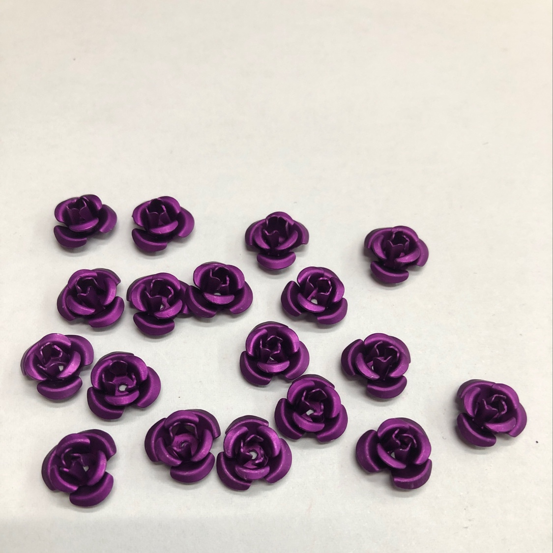 Yiwu Choucheng Ziying Jewelry Accessories Store Korean Rose 10mm three-petal 17# color