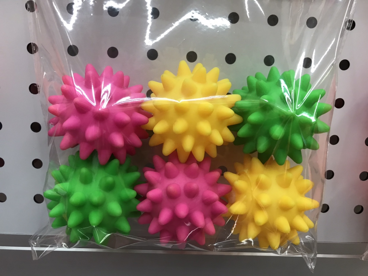 Star massage ball kneading sound toy baby pet bath training toy