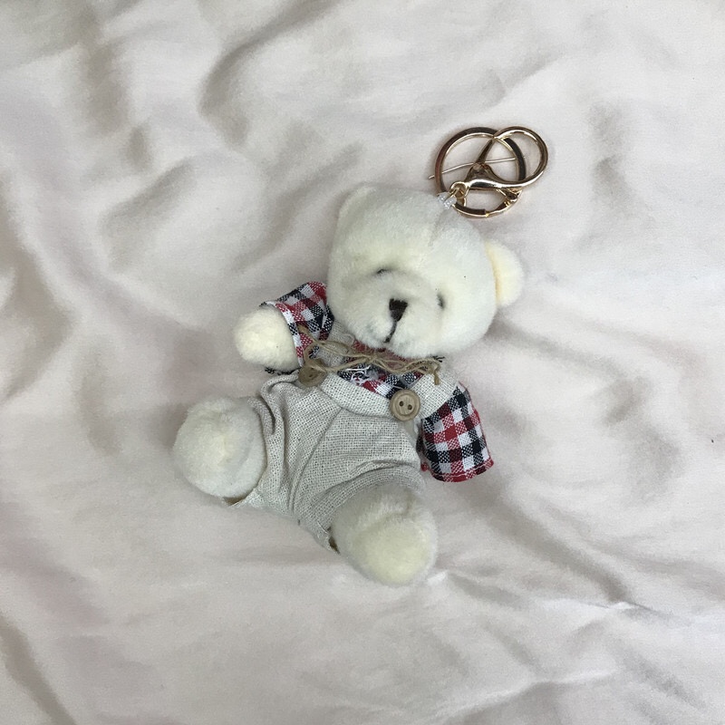 Factory direct sales of couple bear plush toys, dolls, creative keychains, bags, Korean-style pendants, flower bouquets and gift boxes undefined