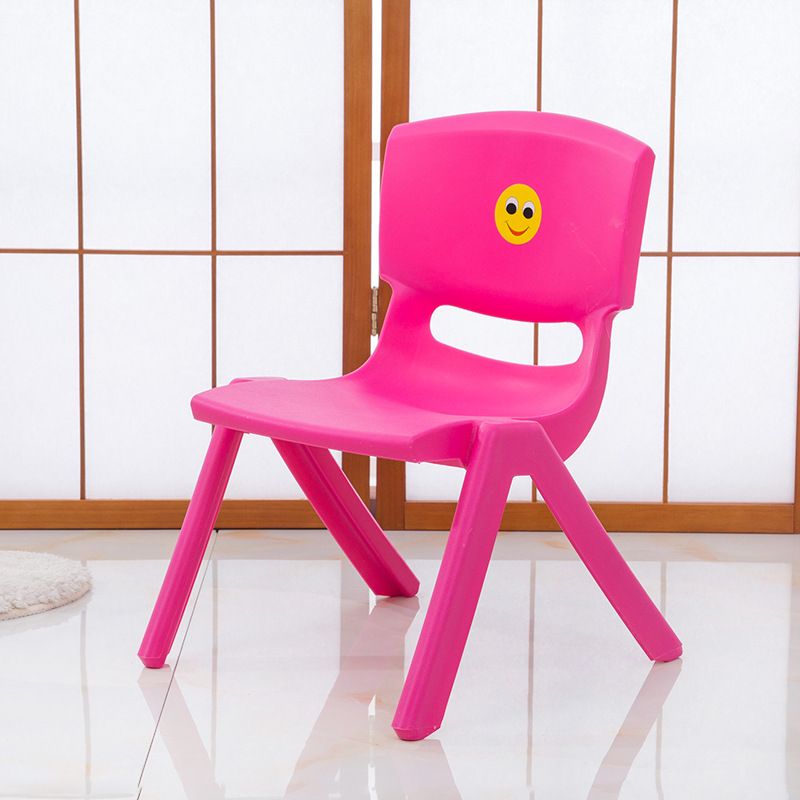 Direct sales children's backrest chair, plastic seat chair for kindergarten babies, anti-slip reinforced, multi-color backrest chair 8211 details Picture