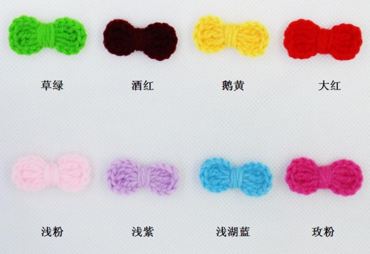 手工蝴蝶结DIY饰品配件手钩花