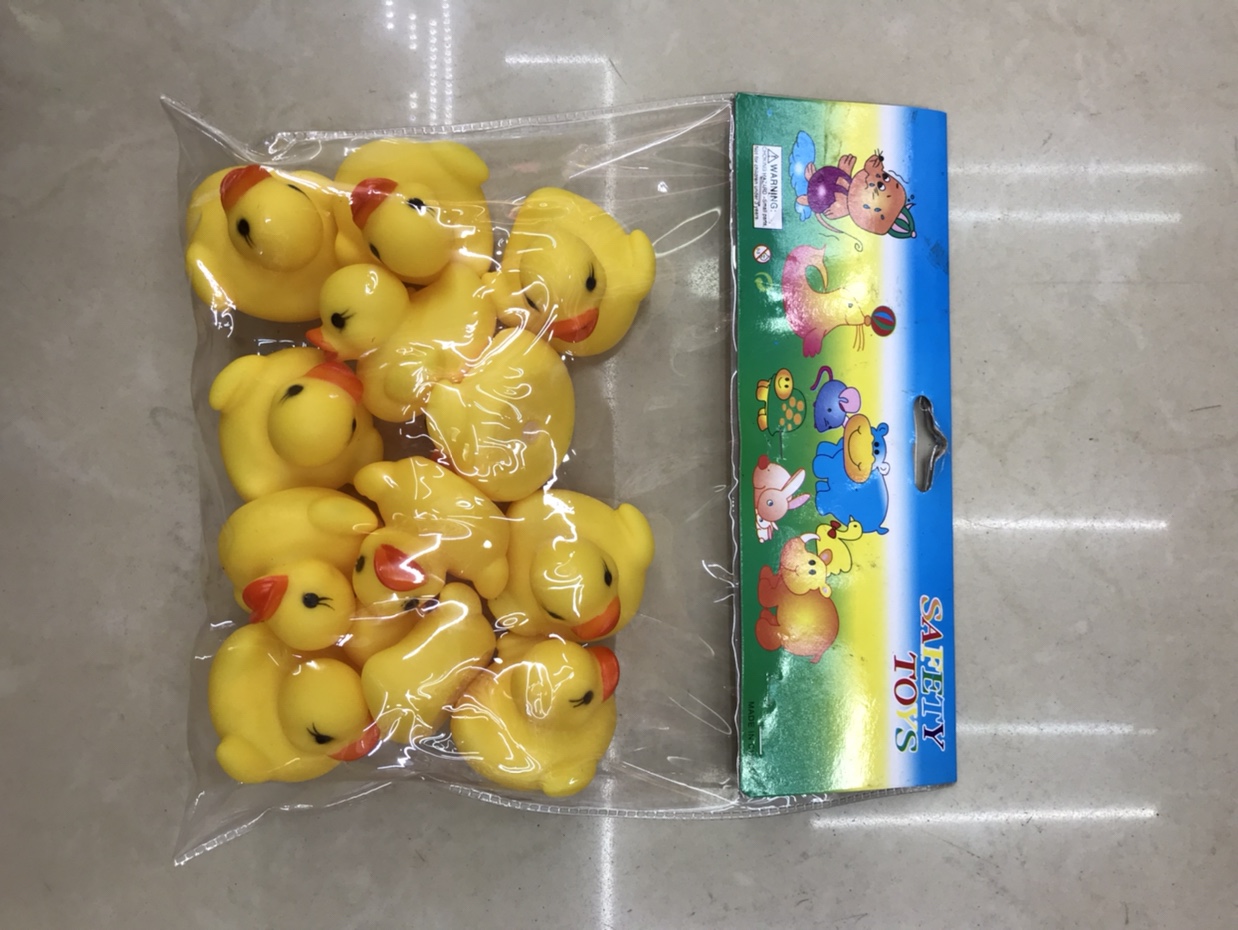 Enamel baby baby toy for children swimming duck set 12PC baby bath toy