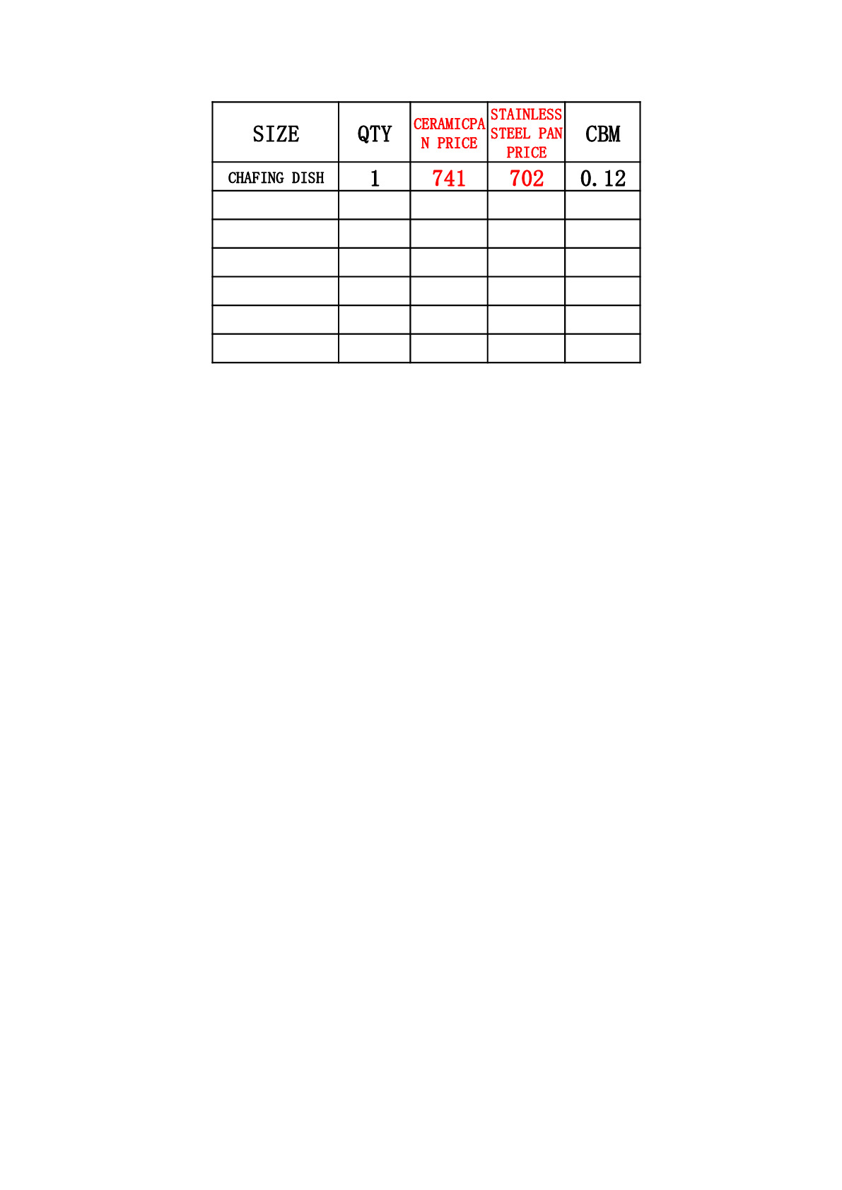 DF99332长方形自助餐炉DF TRADING HOUSE详情11