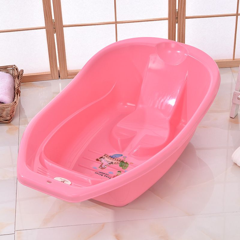Direct sales children's bath basin, baby bath and bathing care, drainage bathtub, plastic baby bathtub 8082 details Picture