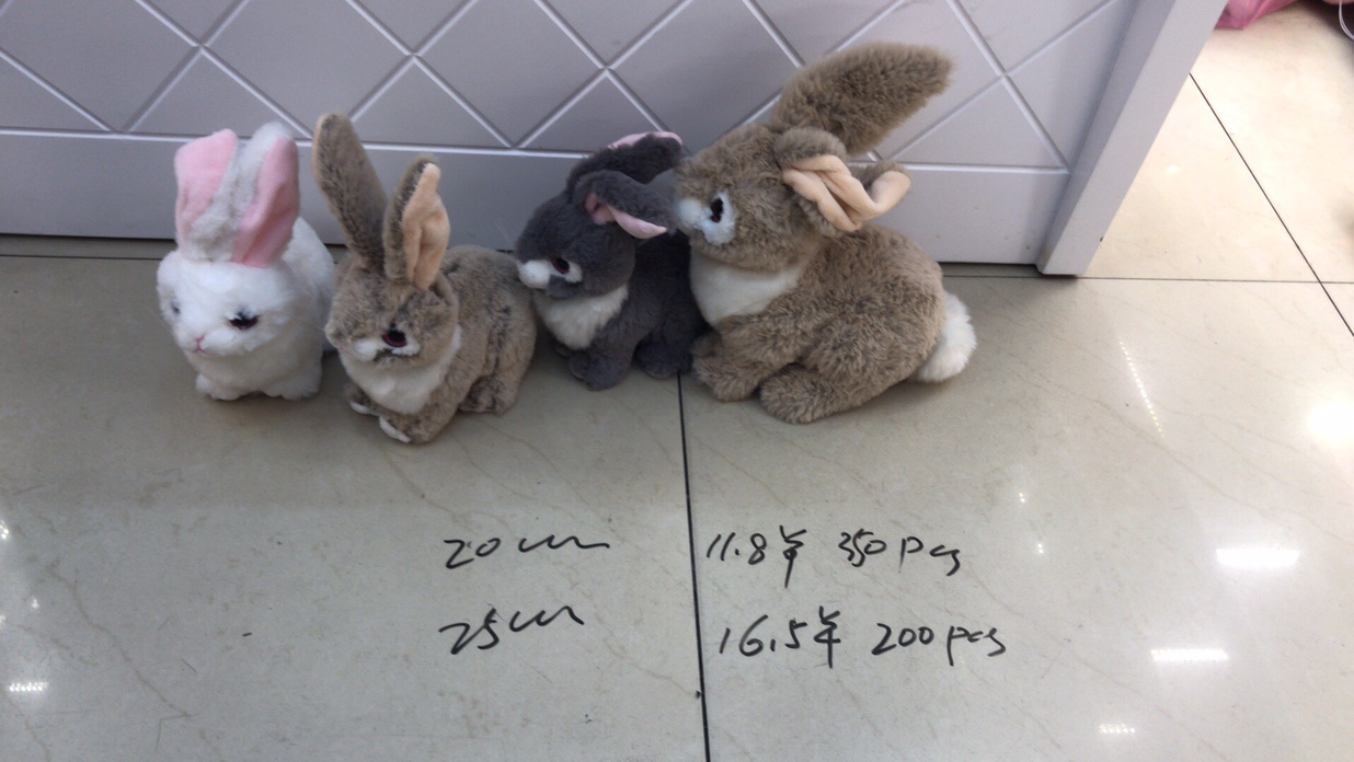 A super cute little crawling rabbit with simulated rabbit fur is sold directly by the manufacturer as a premium toy