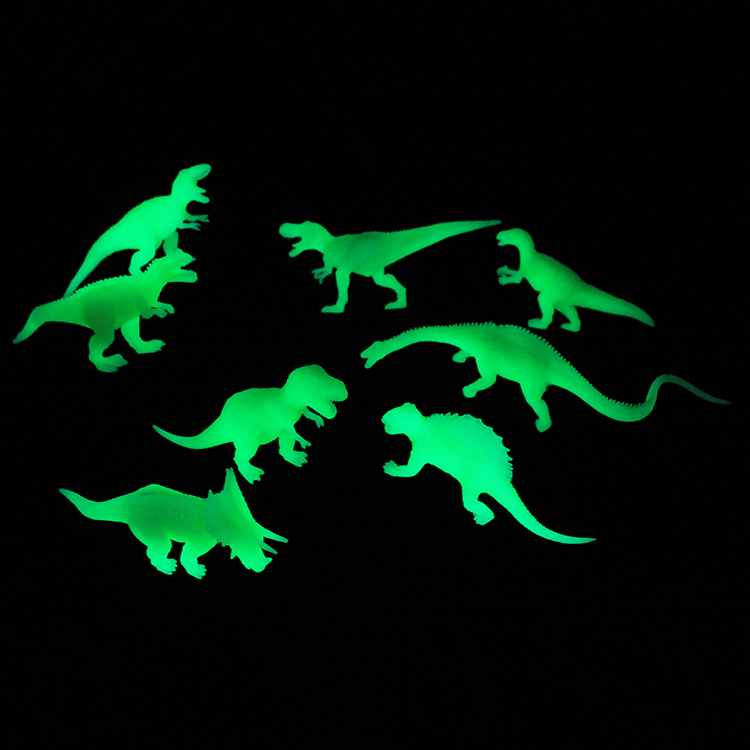 夜光仿真恐龙玩具夜光玩具批发图