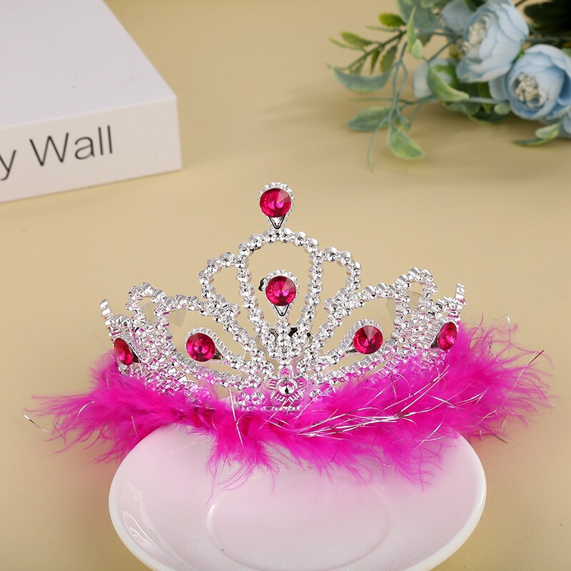 Common crown plus hair and diamond crown fascinator with hair thumbnail