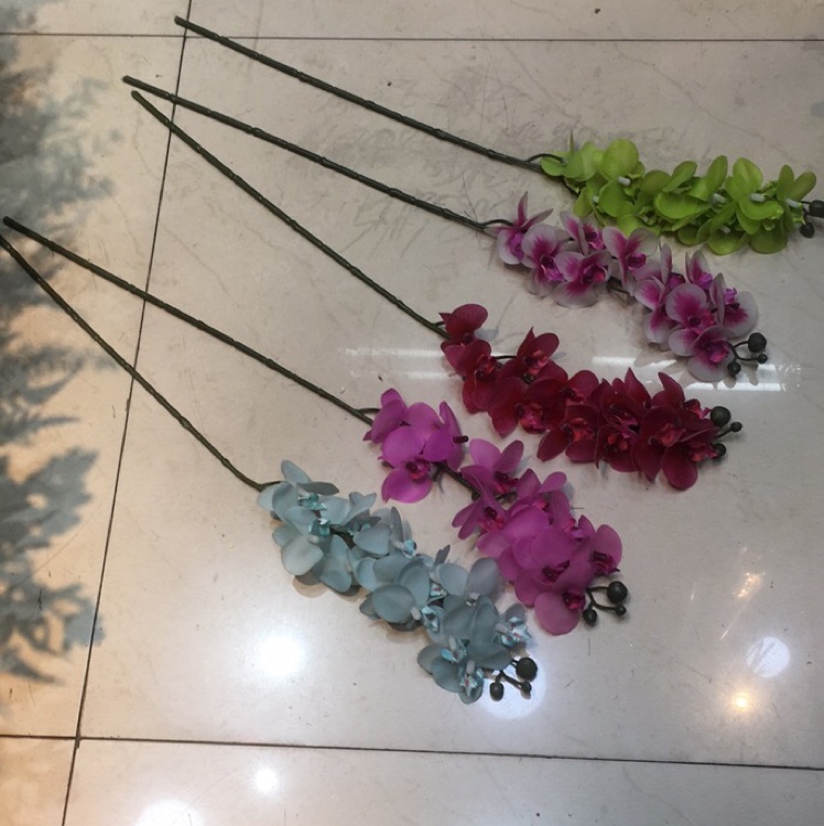 Manufacturer direct simulation flower mini phalaenopsis duct home decoration wedding decoration thumbnail