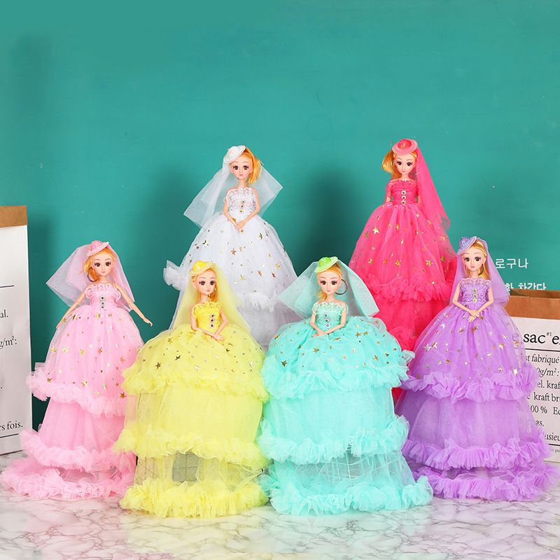 Night market sourcing wedding Princess Barbie dolls creative display girls toys girls princess wholesale