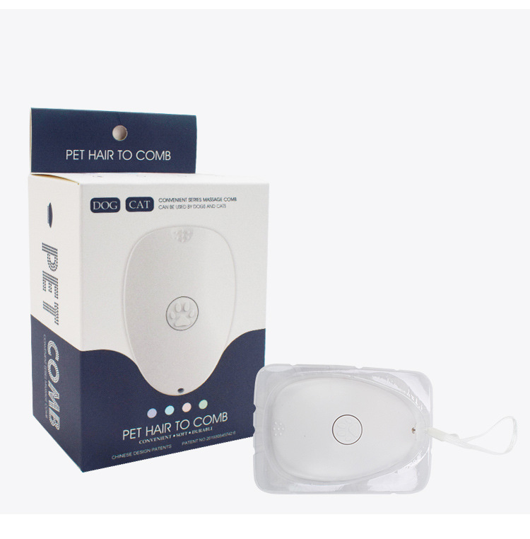 水滴鼠标型猫咪脱毛梳 猫咪自动褪毛梳撸猫毛梳 不伤肤宠物清洁梳详情图10