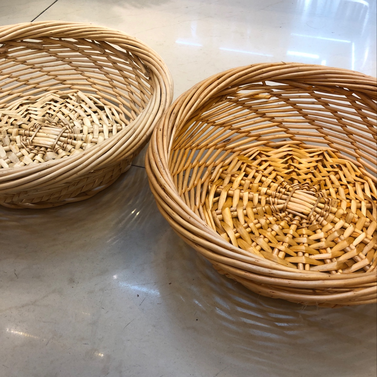 庆玲工艺手工柳编编织果盘家居装饰水果篮子
