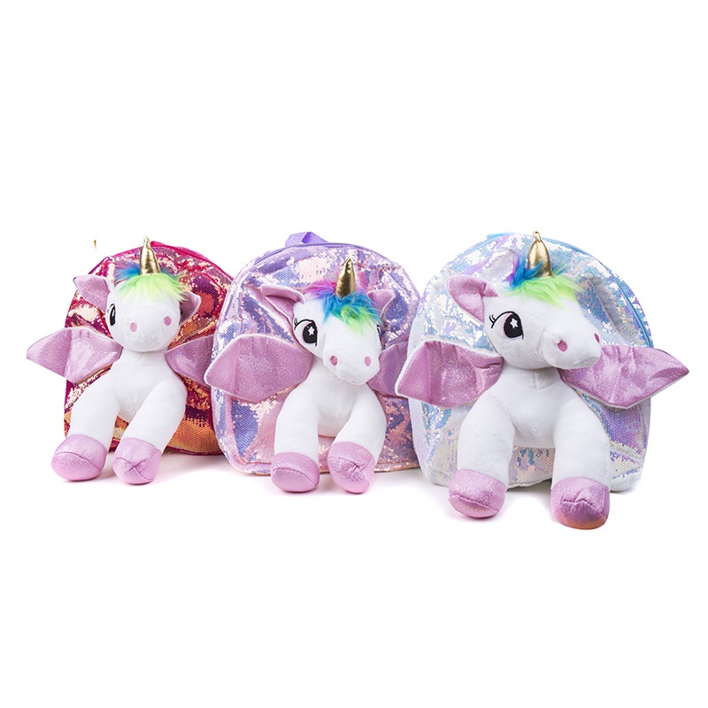 Cartoon children's backpacks animal unicorns backpacks baby bags 3d toy backpacks for girls